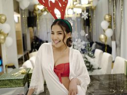 ใบเตย อาร์สยาม ใส่ชุดกวางเรนเดียร์ ในวันคริสต์มาส