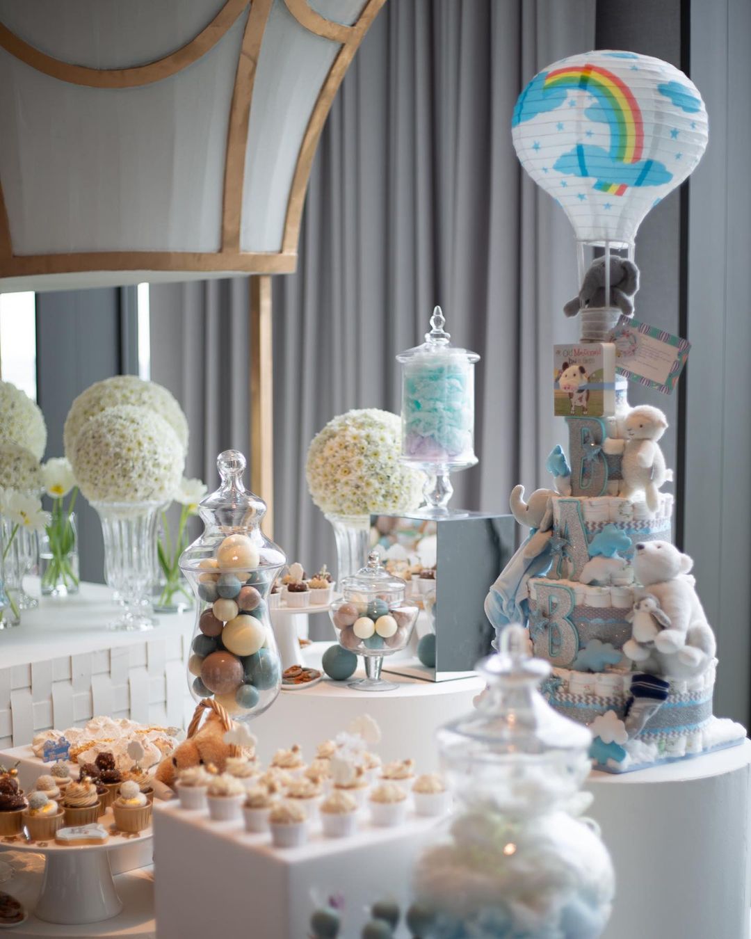 งาน Baby Shower ได้รับการตกแต่งอย่างน่ารัก และสวยงาม